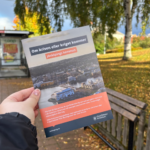Jönköpings nya krisbroschyr. Foto: Ella Guldbrand.